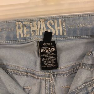 Light wash jeans